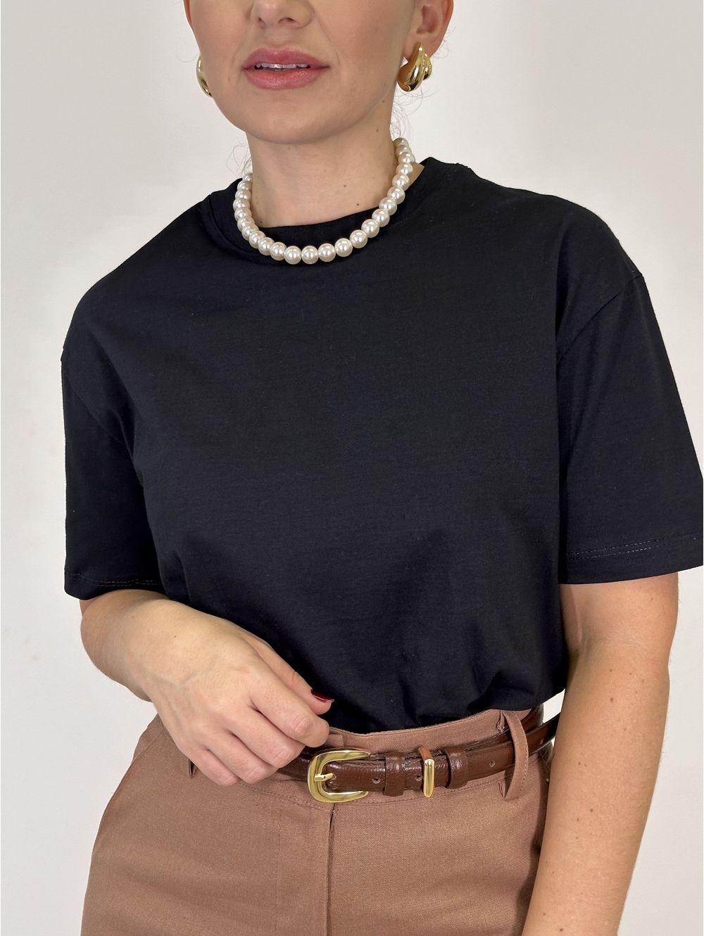 Camiseta Júlia Preto - Maria Clara