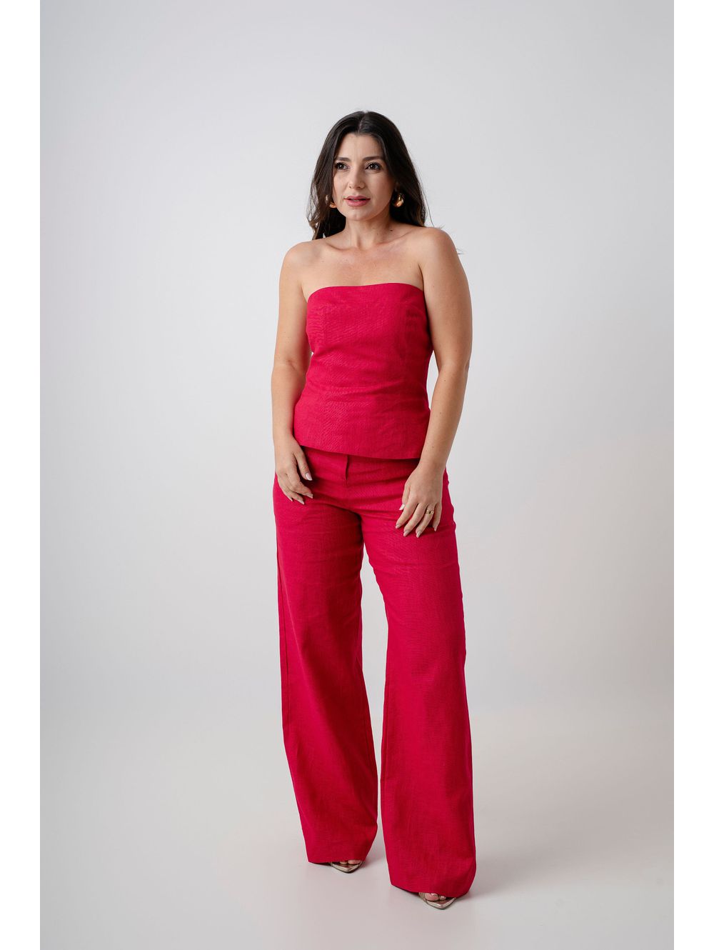 Calça Diana Cereja - Maria Clara
