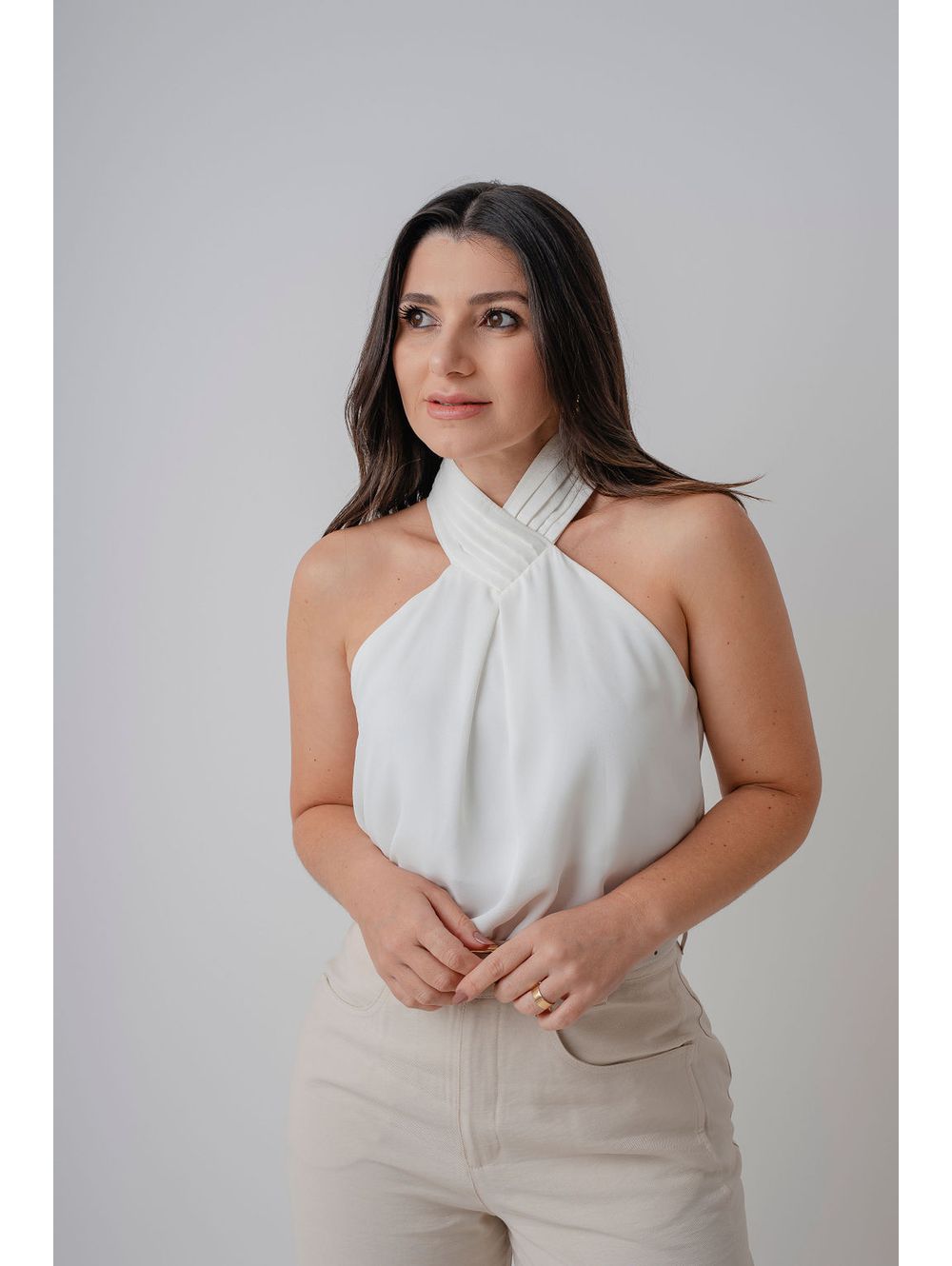 Blusa Leticia Branca - Maria Clara