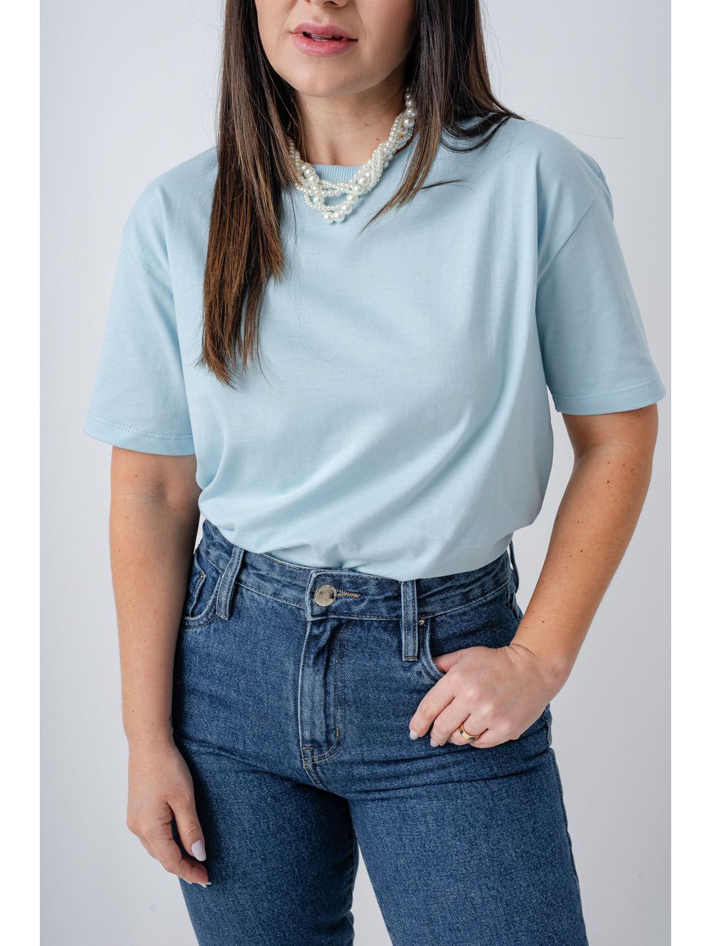 Camiseta Júlia Azul - Maria Clara