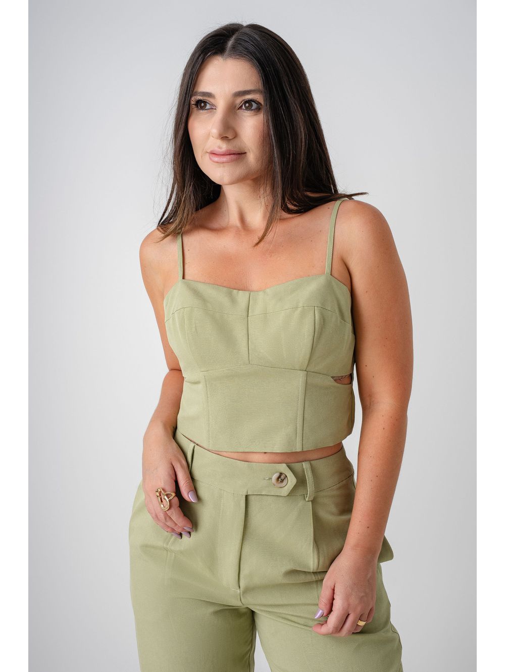 Cropped Sofia Verde - Maria Clara