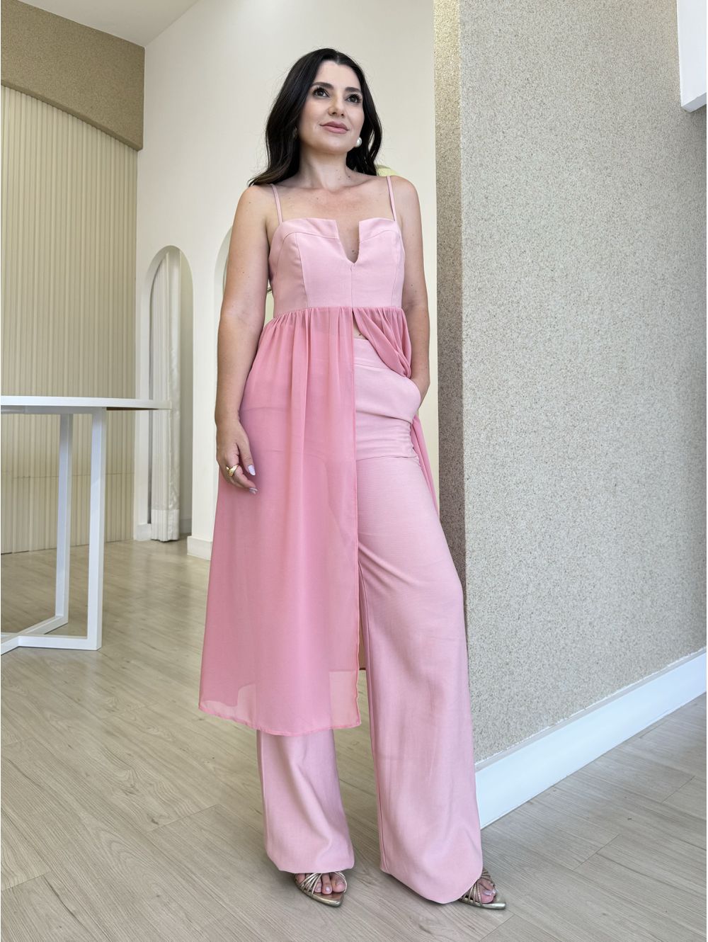 Conjunto Stefany Rosa - Maria Clara