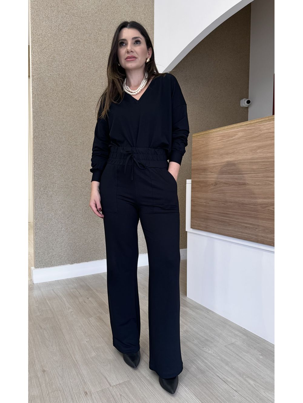 Conjunto Melissa Preto - Maria Clara