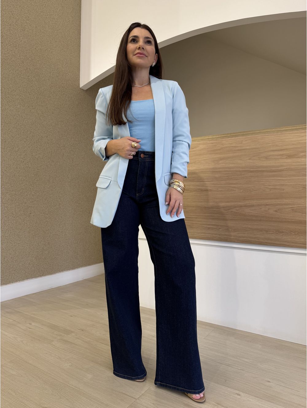 Blazer Lia Azul - Maria Clara