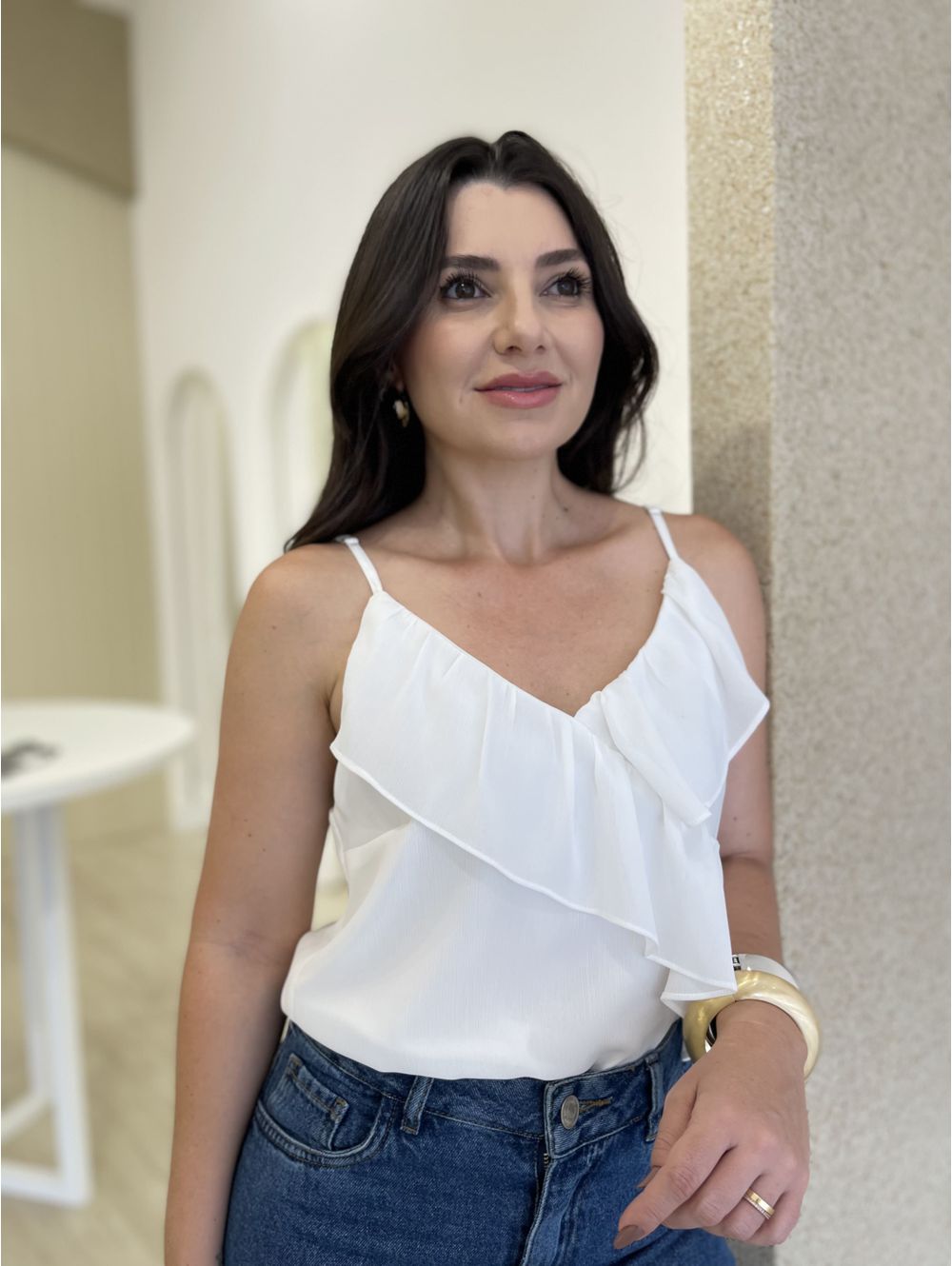 Blusa Veronica Branca - Maria Clara