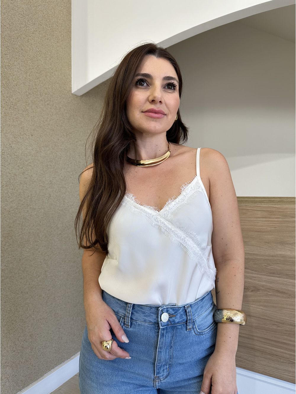 Blusa Zaya Off White - Maria Clara