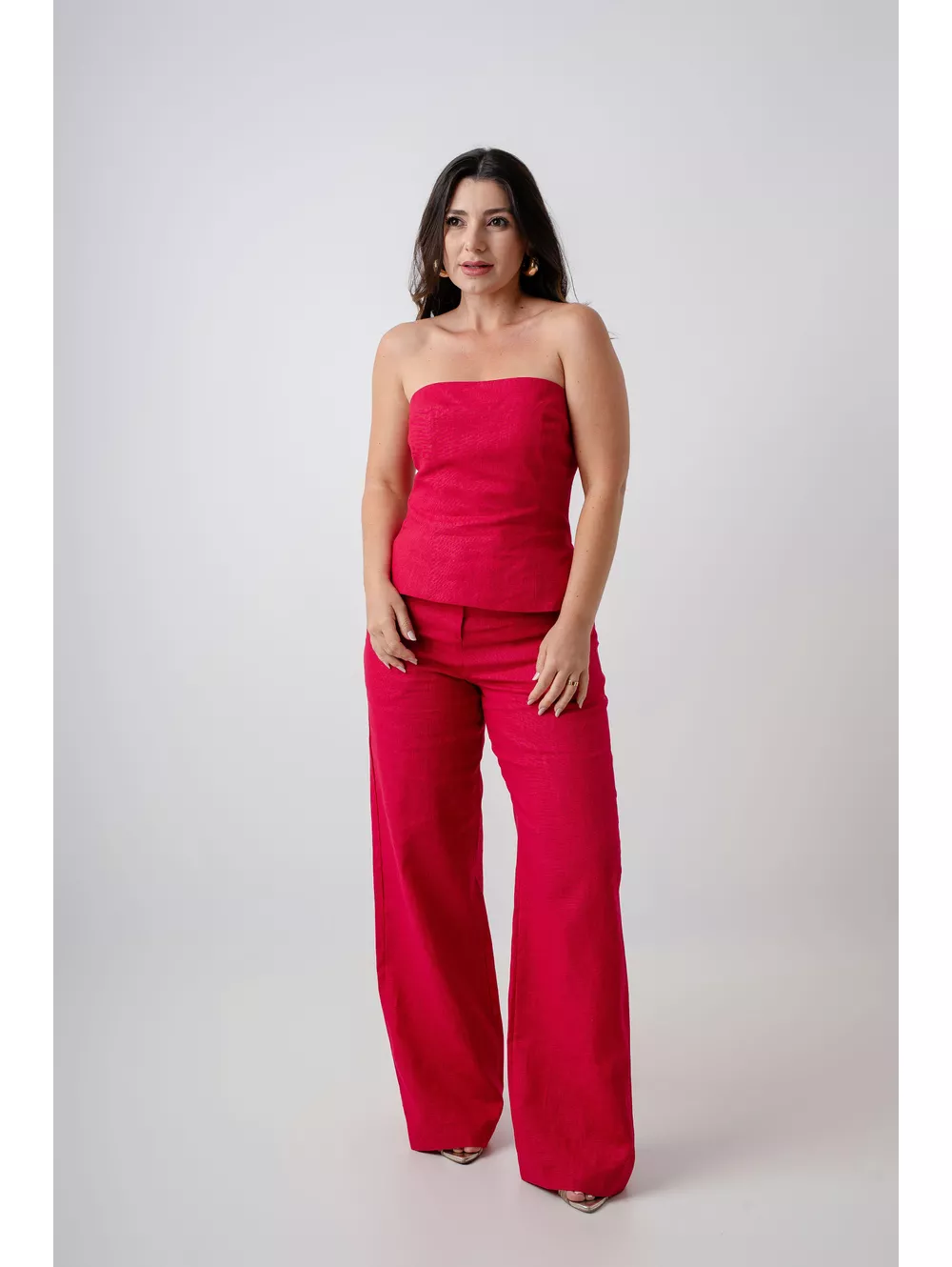 Calça Diana Cereja - Maria Clara