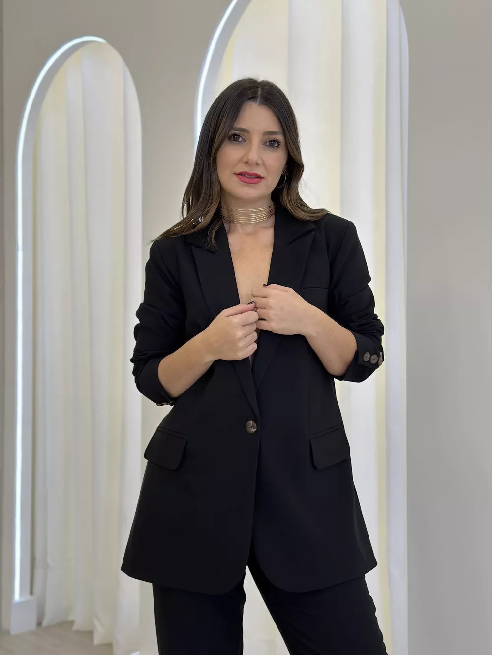 Blazer Verona Preto - Maria Clara