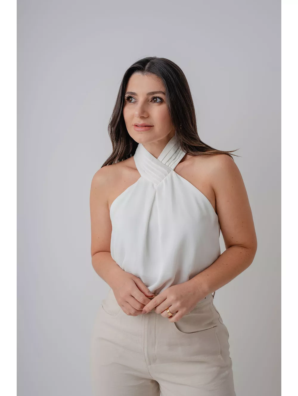Blusa Leticia Branca - Maria Clara
