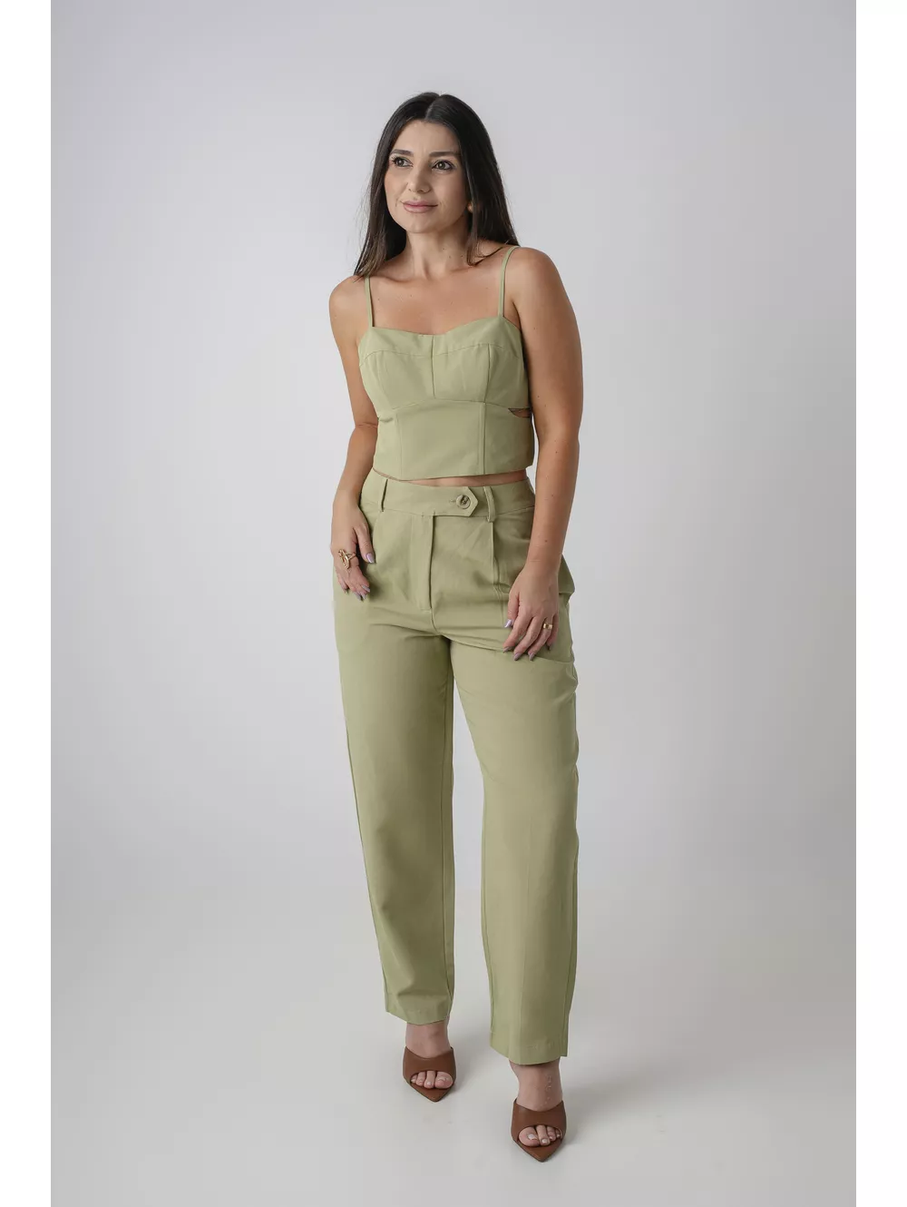 Calça Sofia Verde - Maria Clara