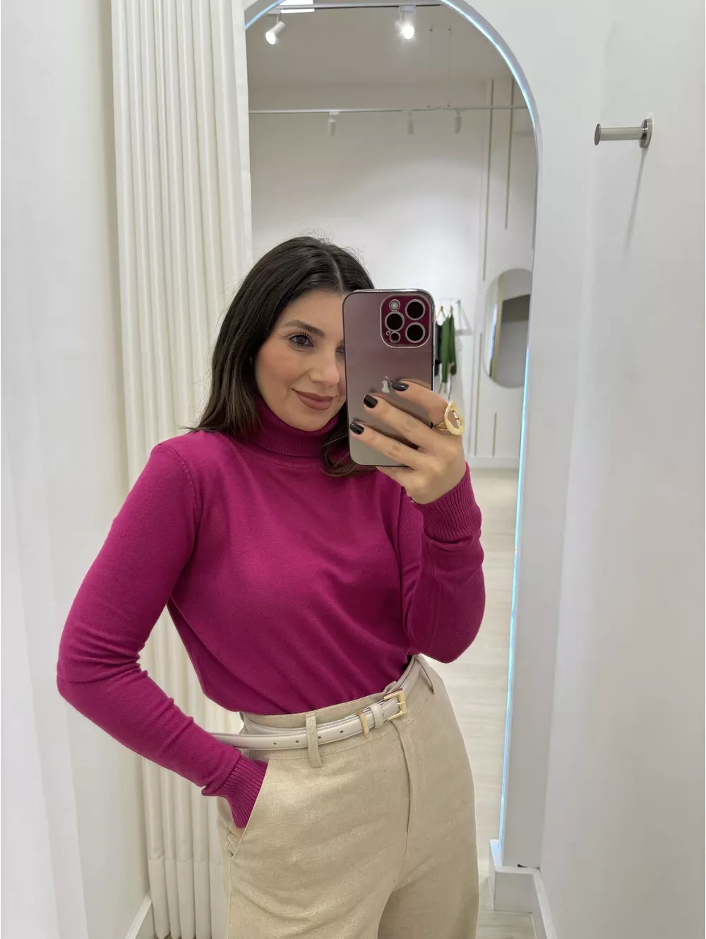 Tricot Rosa Silvia - Maria Clara