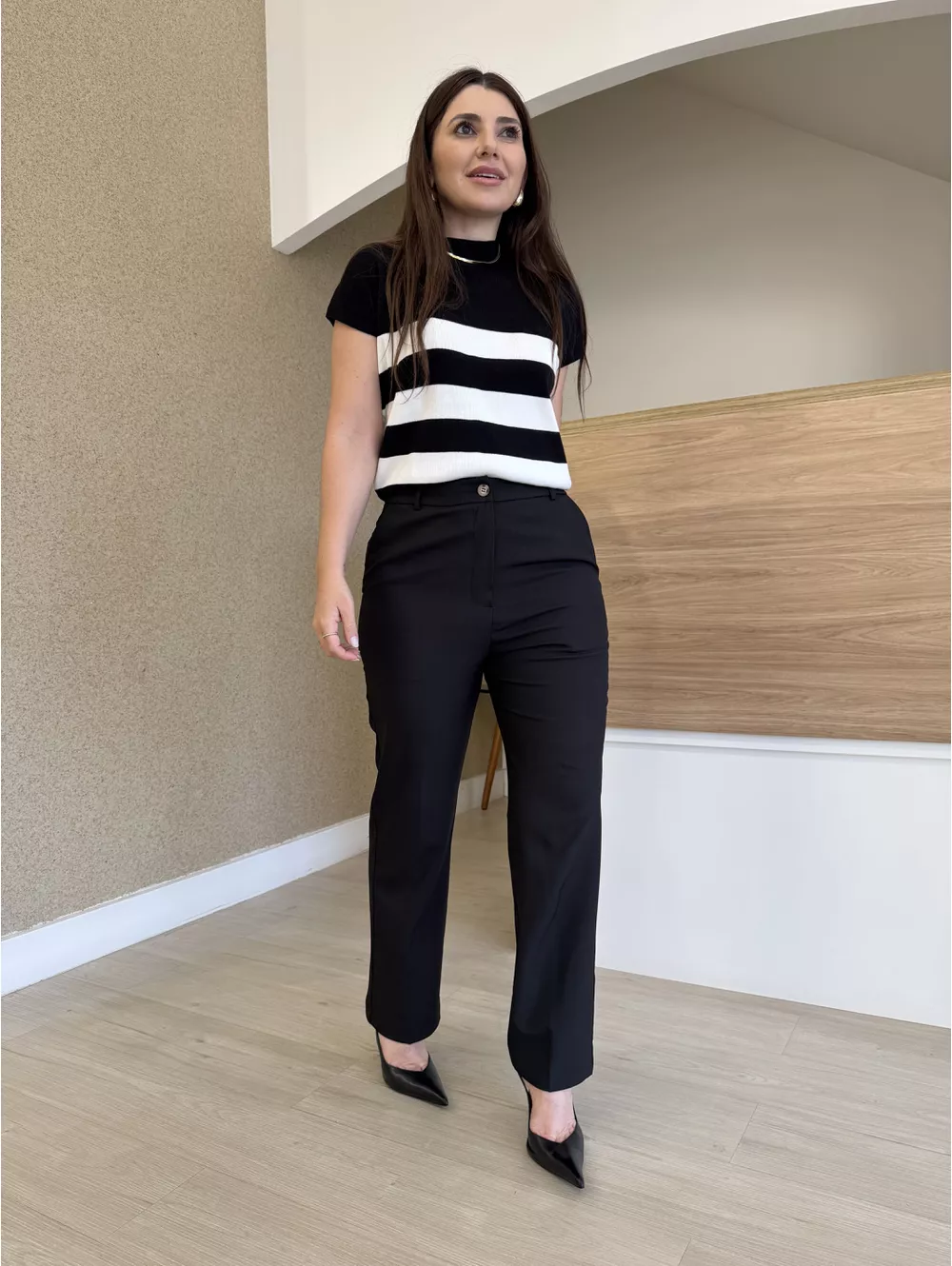 Calça Sofia Preta - Maria Clara