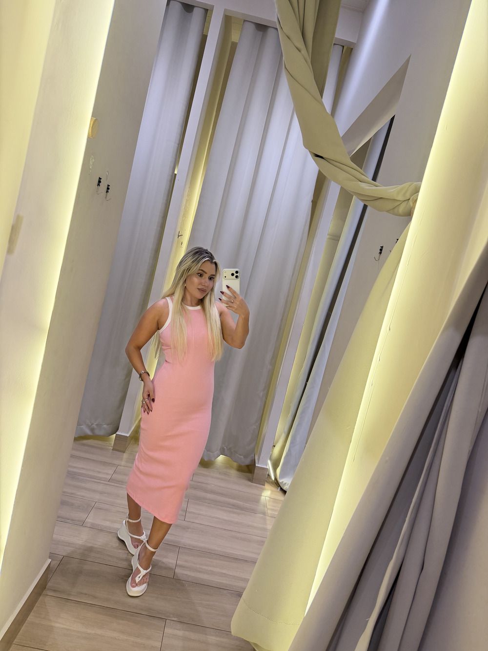 Vestido Canelado duo - Di Florenza