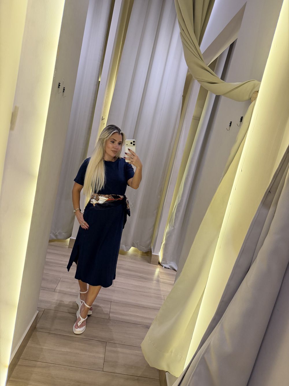 Vestido Malha bolsos embutidos - Di Florenza