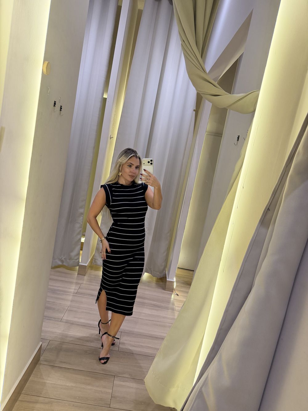 Vestido muscle canelado - Di Florenza