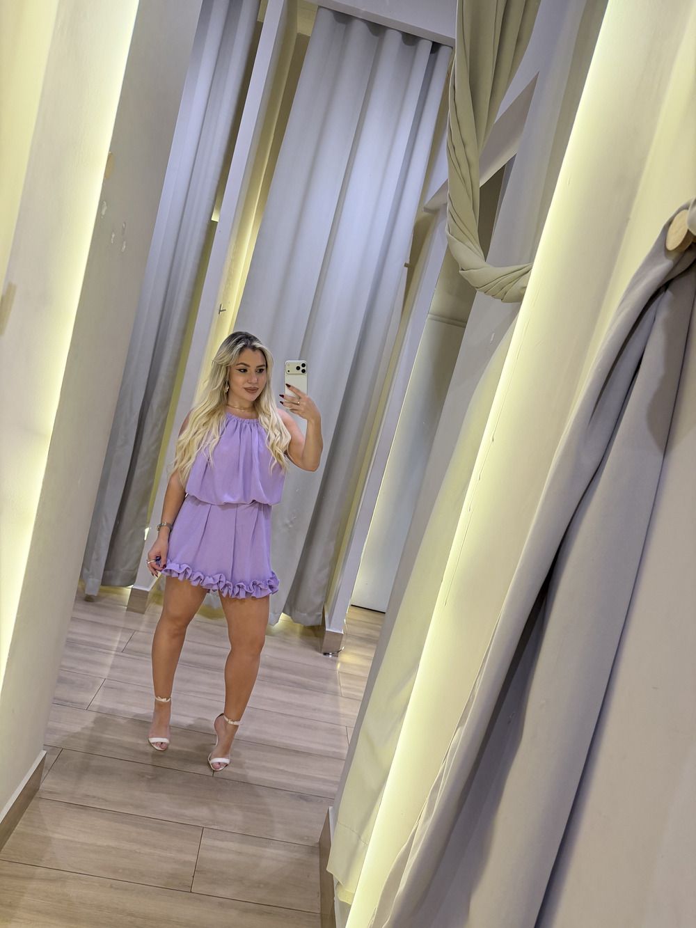 Macaquinho Duna babado - Di Florenza