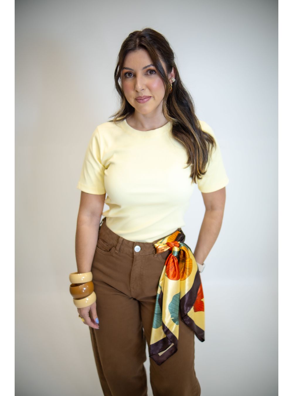 BLUSA LEONA AMARELA - EFFE