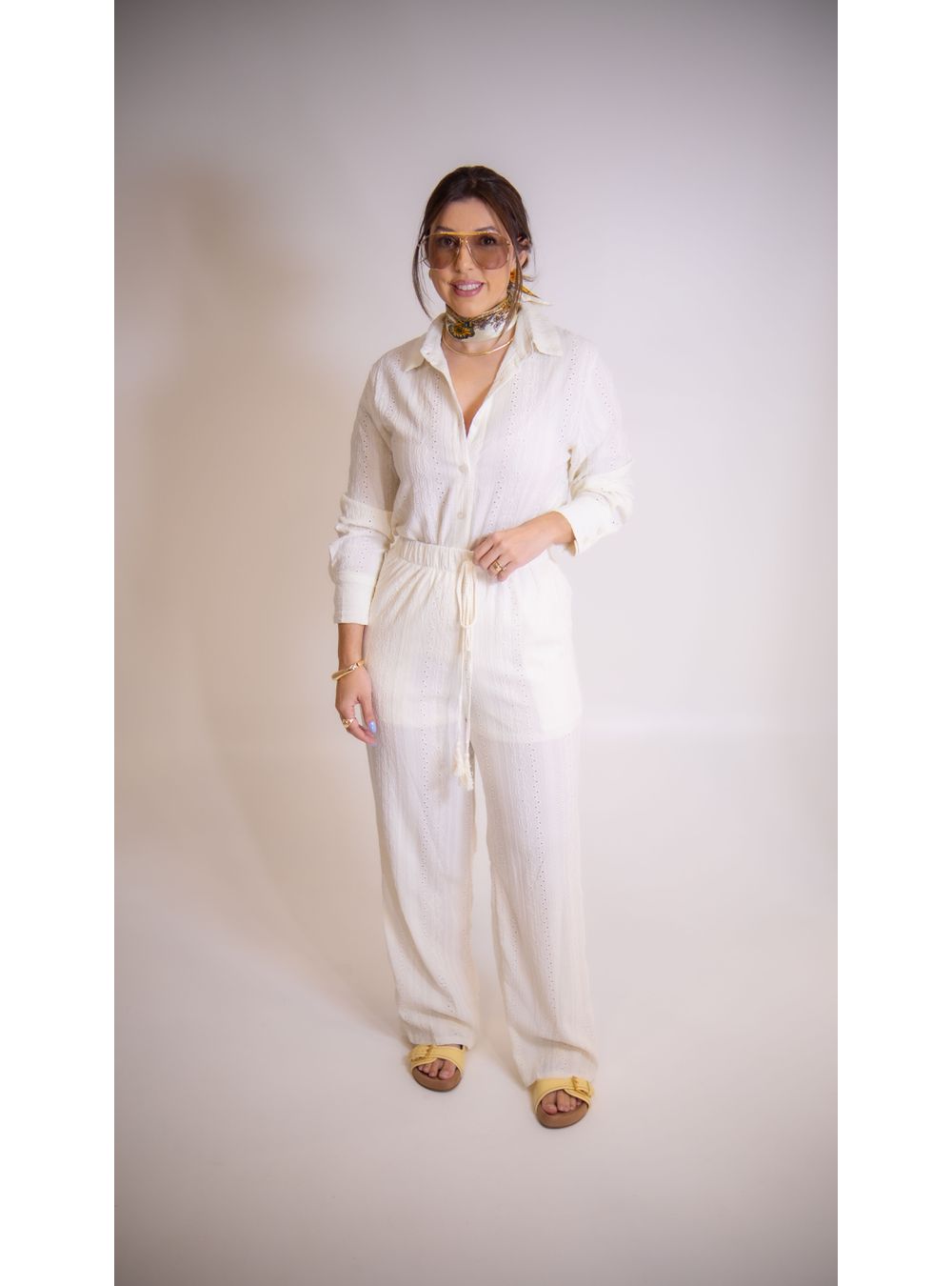 CONJUNTO LÍGORA OFF WHITE - EFFE