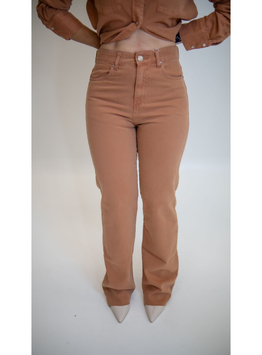 CALÇA JEANS CAROL MOCA MOUSSE - EFFE