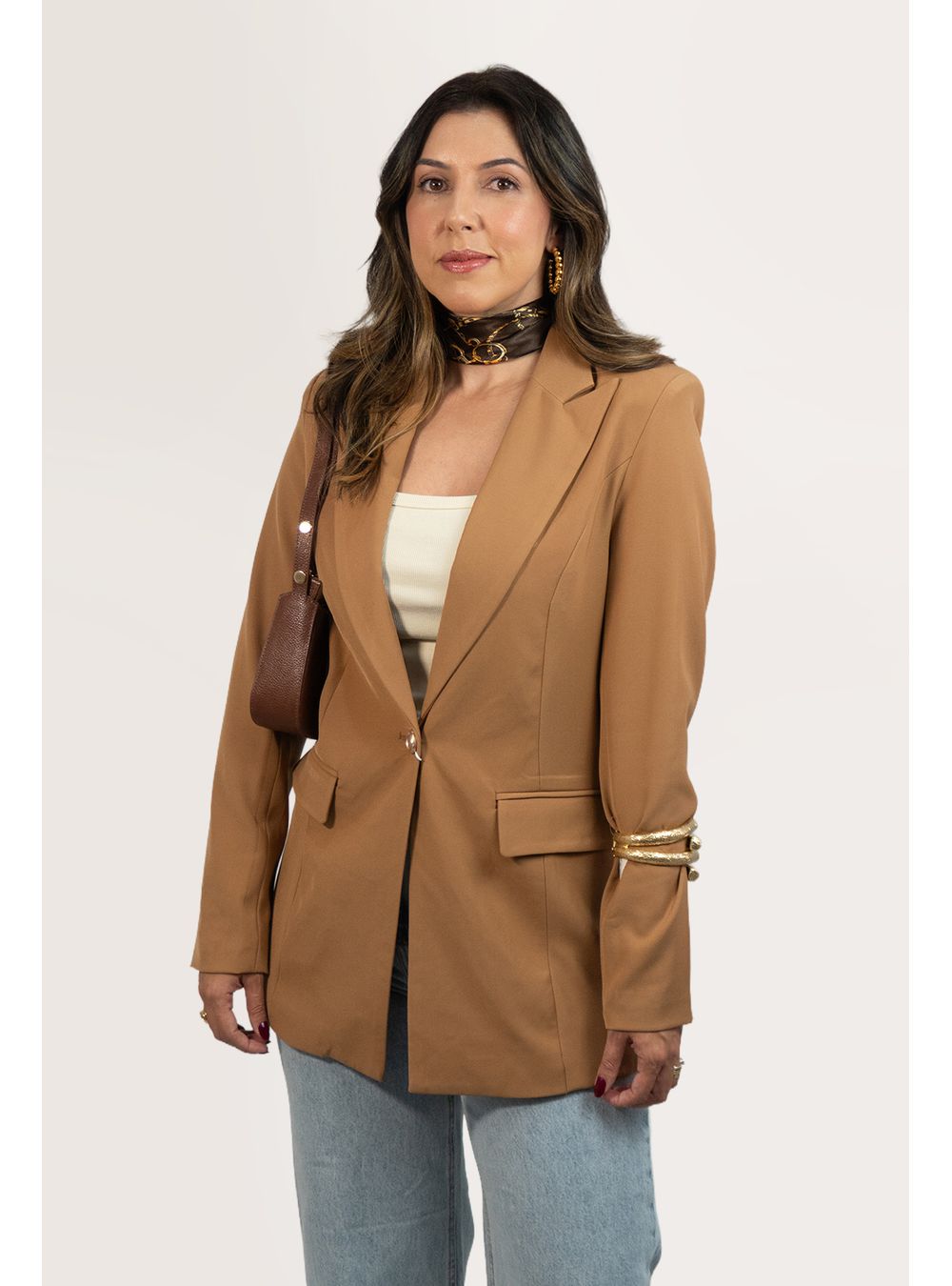 BLAZER HELOISE CARAMELO - EFFE