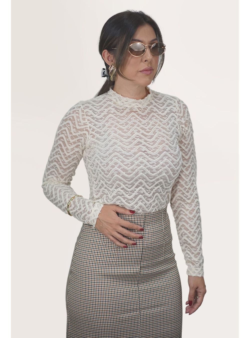 BLUSA SELENE OFF WHITE - EFFE