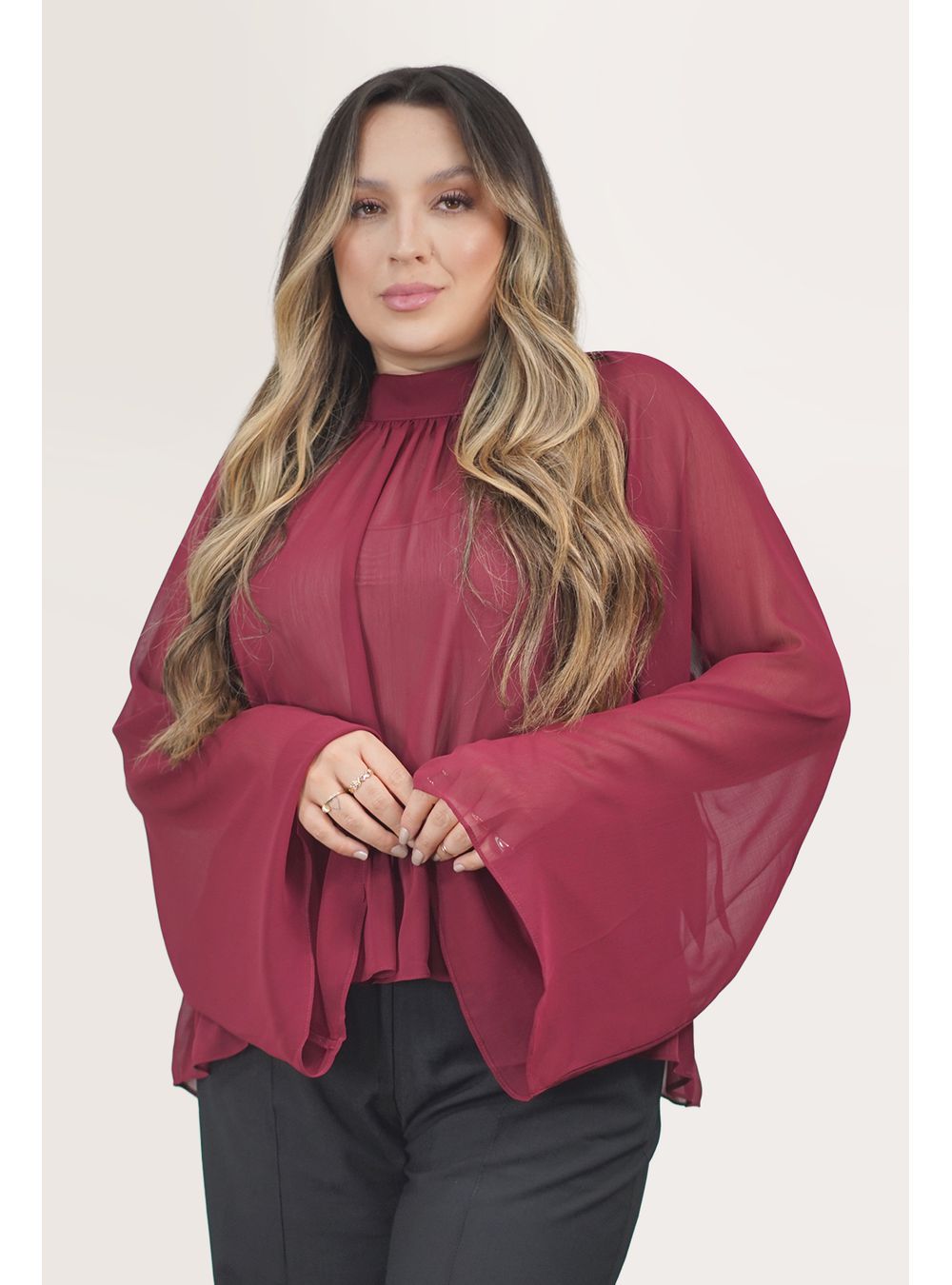 BLUSA RENATA VINHO - EFFE