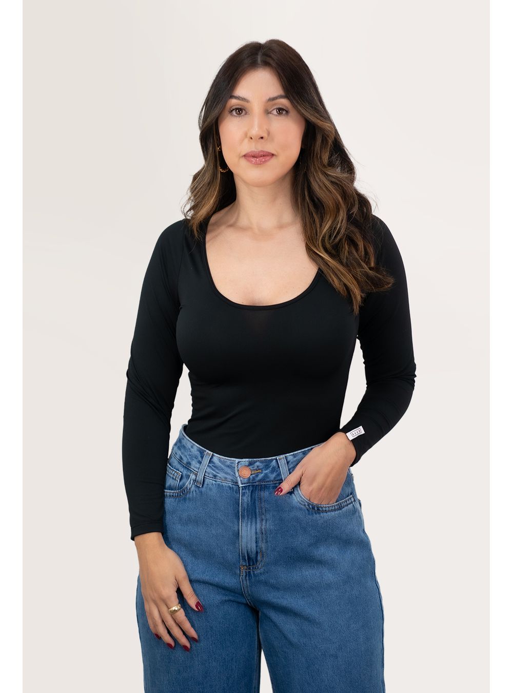 BLUSA TÉRMICA INVISÍVEL EFFE PRETA - EFFE