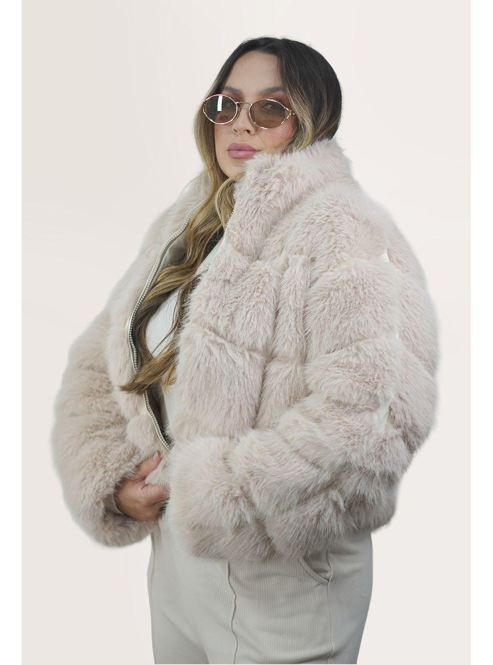 JAQUETA ROMY OFF WHITE - EFFE