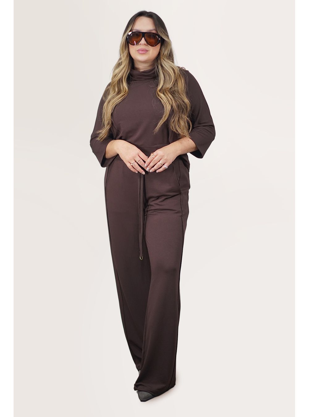 CONJUNTO FIORELLA MARROM - EFFE