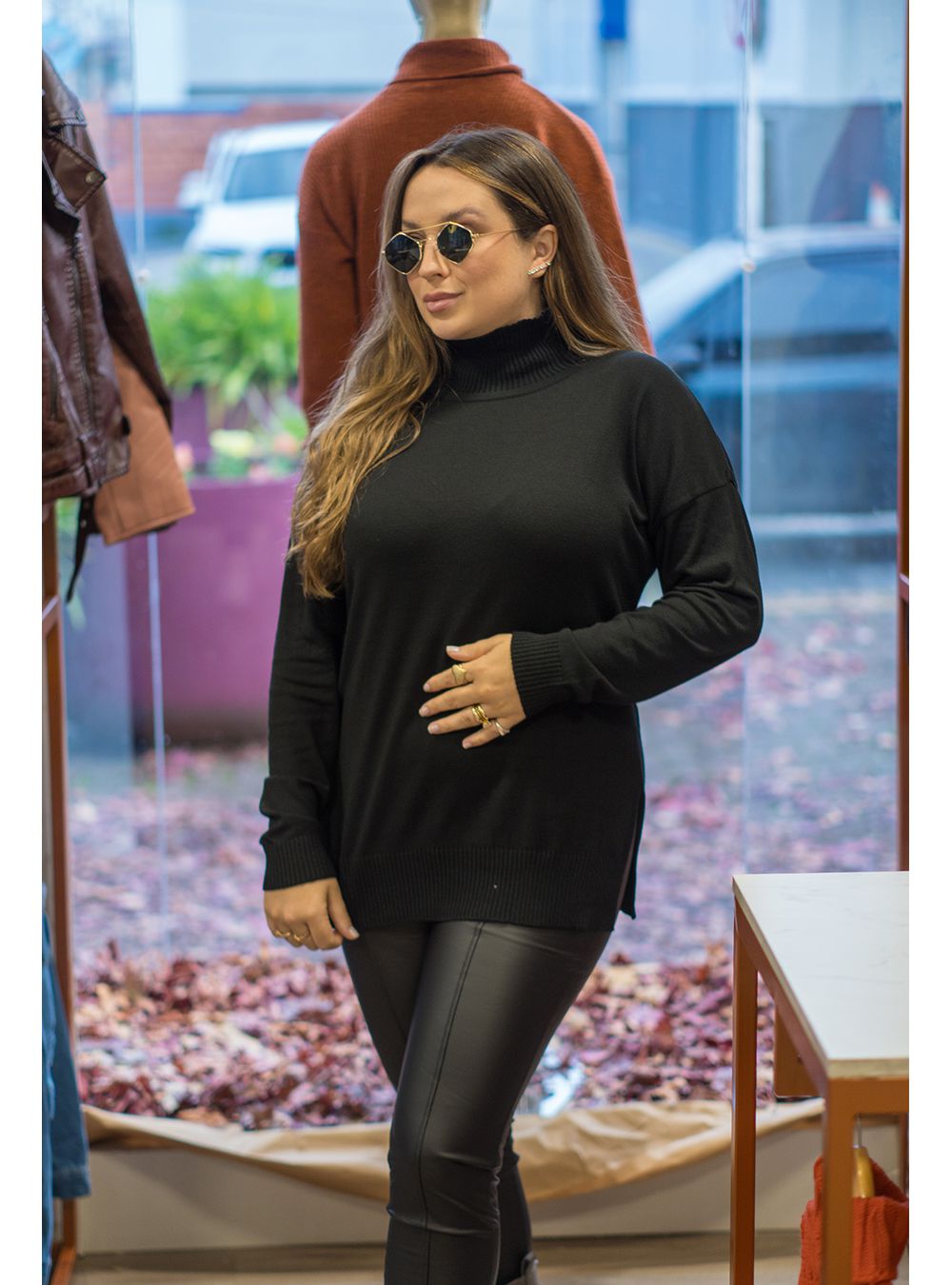 VESTE LEGGING CONSTANTINE PRETA - EFFE
