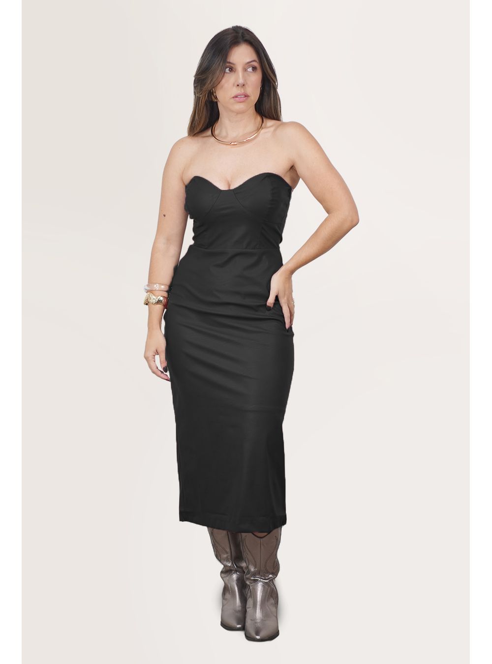 VESTIDO ELISKA PRETO - EFFE