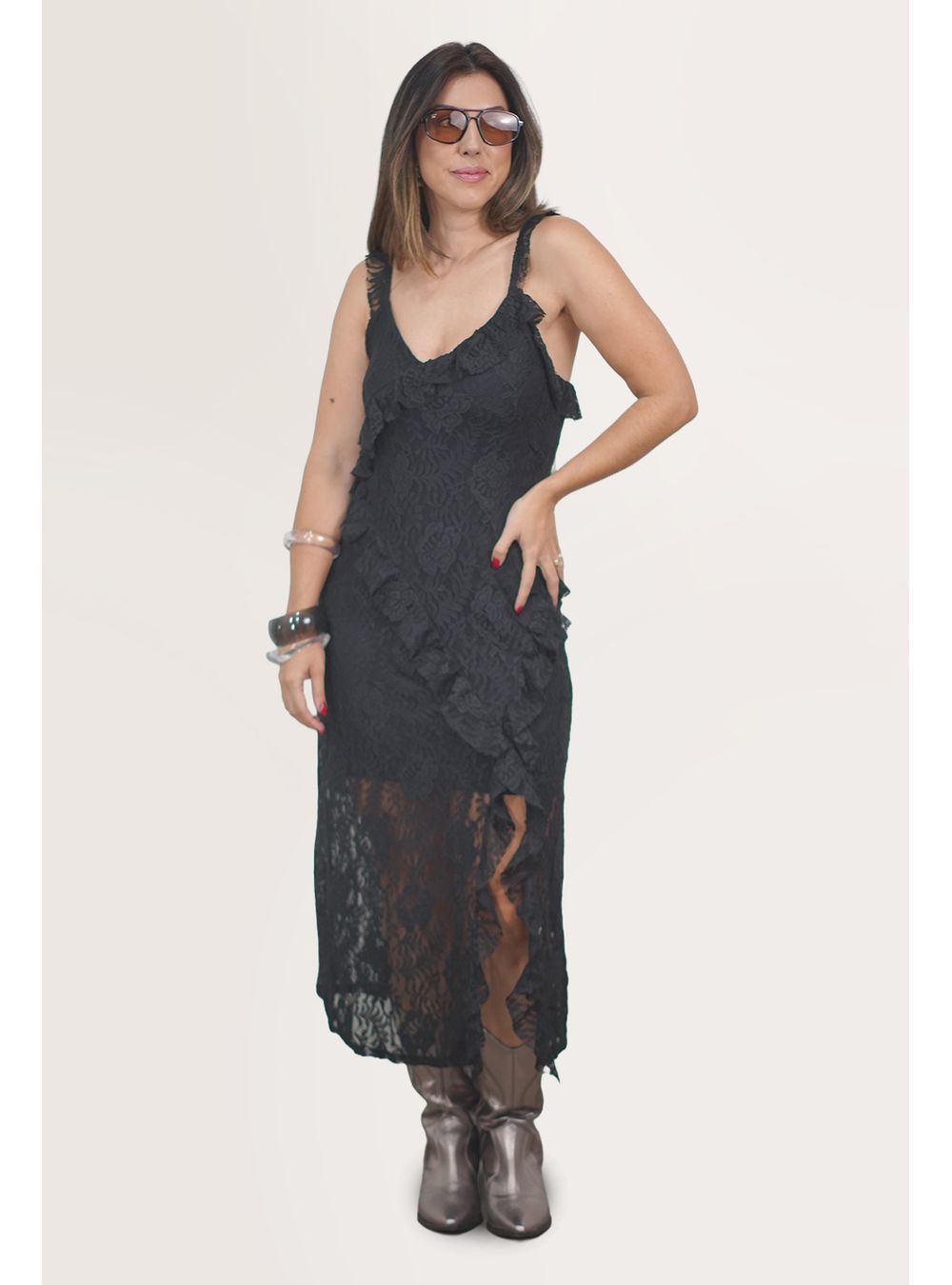 VESTIDO LEAH PRETO - EFFE