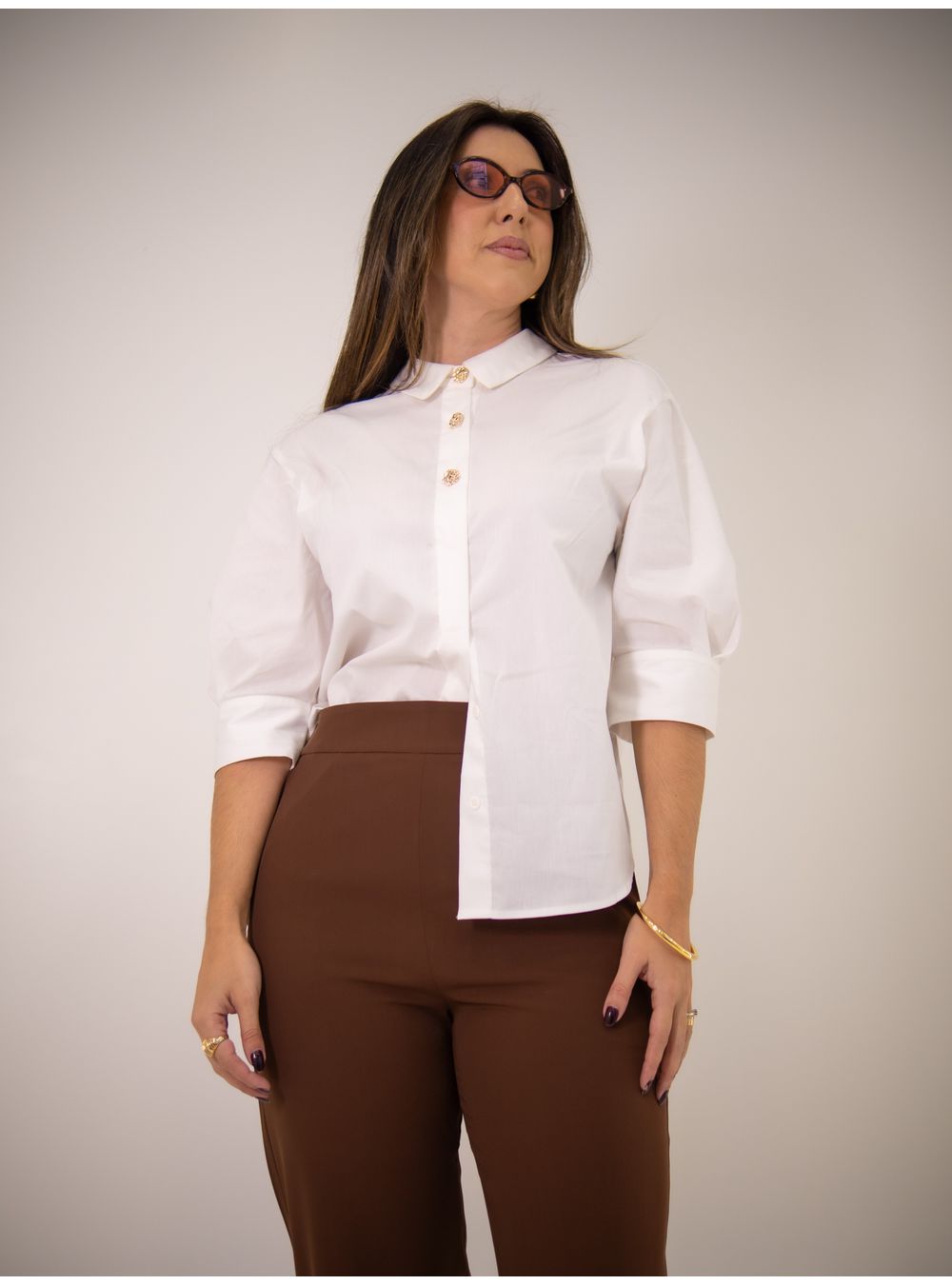 CAMISA ISADORA OFF WHITE - EFFE