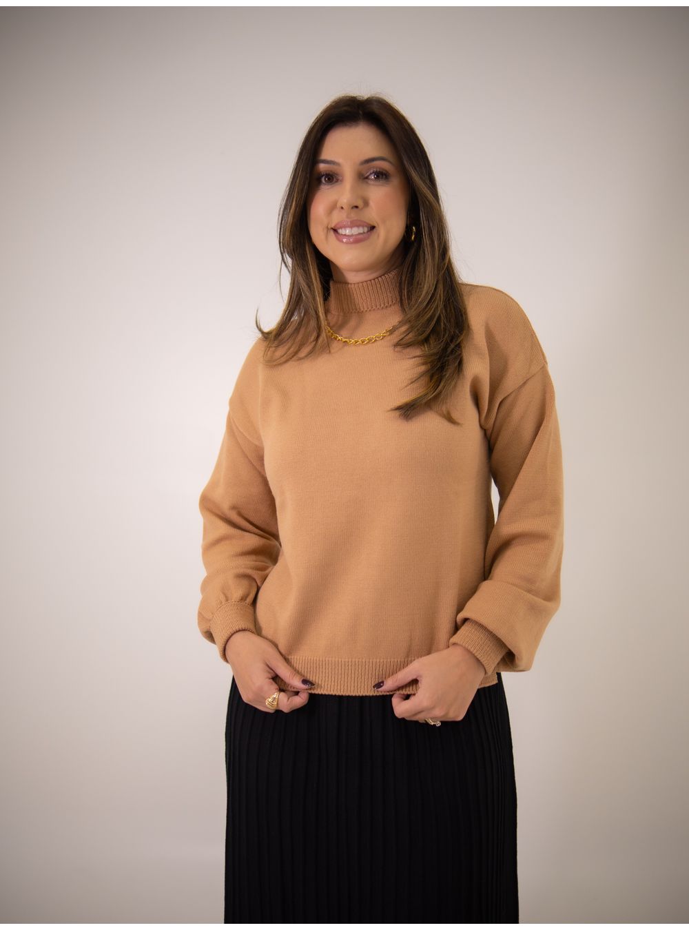 BLUSA LORRAINE BEGE - EFFE