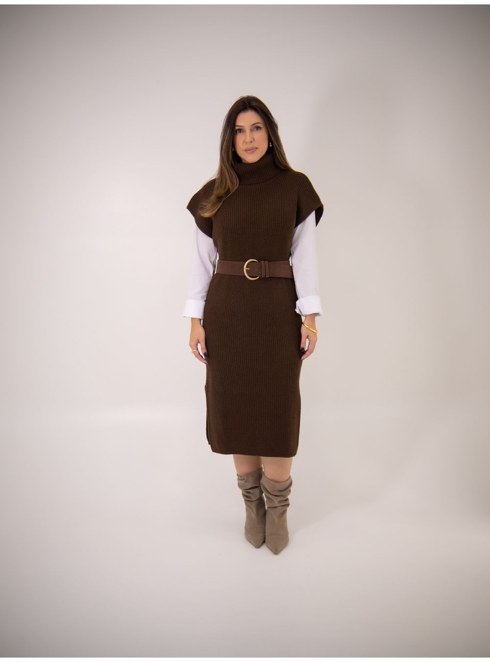 VESTIDO CELINE MARROM - EFFE