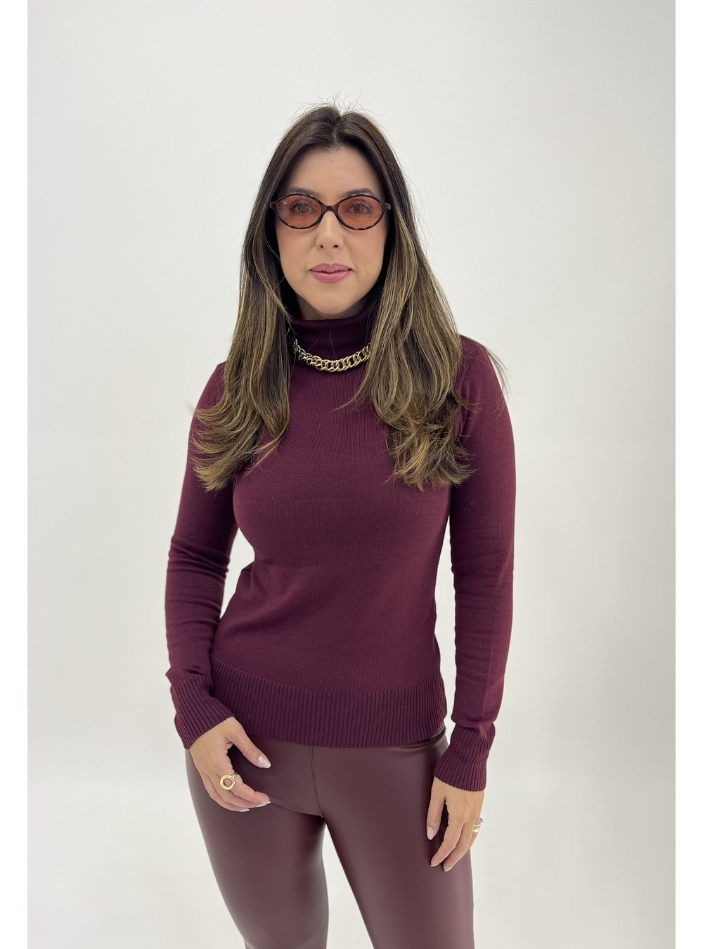 BLUSA MAIA VINHO - EFFE