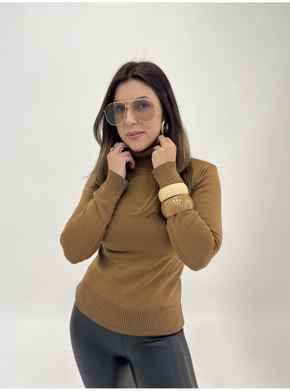 BLUSA MAIA CARAMELO - EFFE