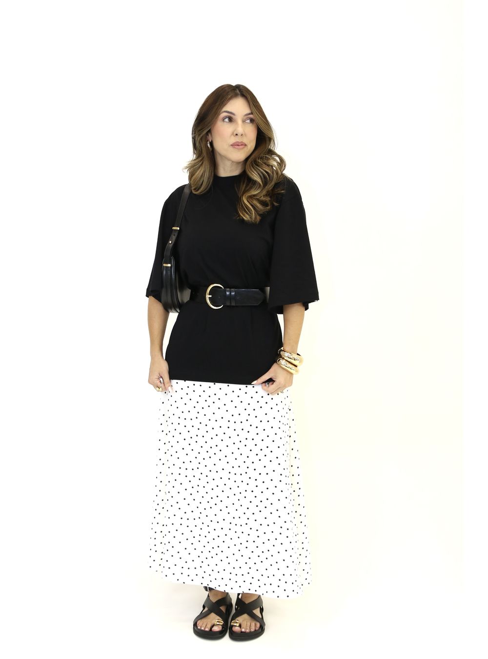 CAMISETA OVER CAMILA PRETA - EFFE