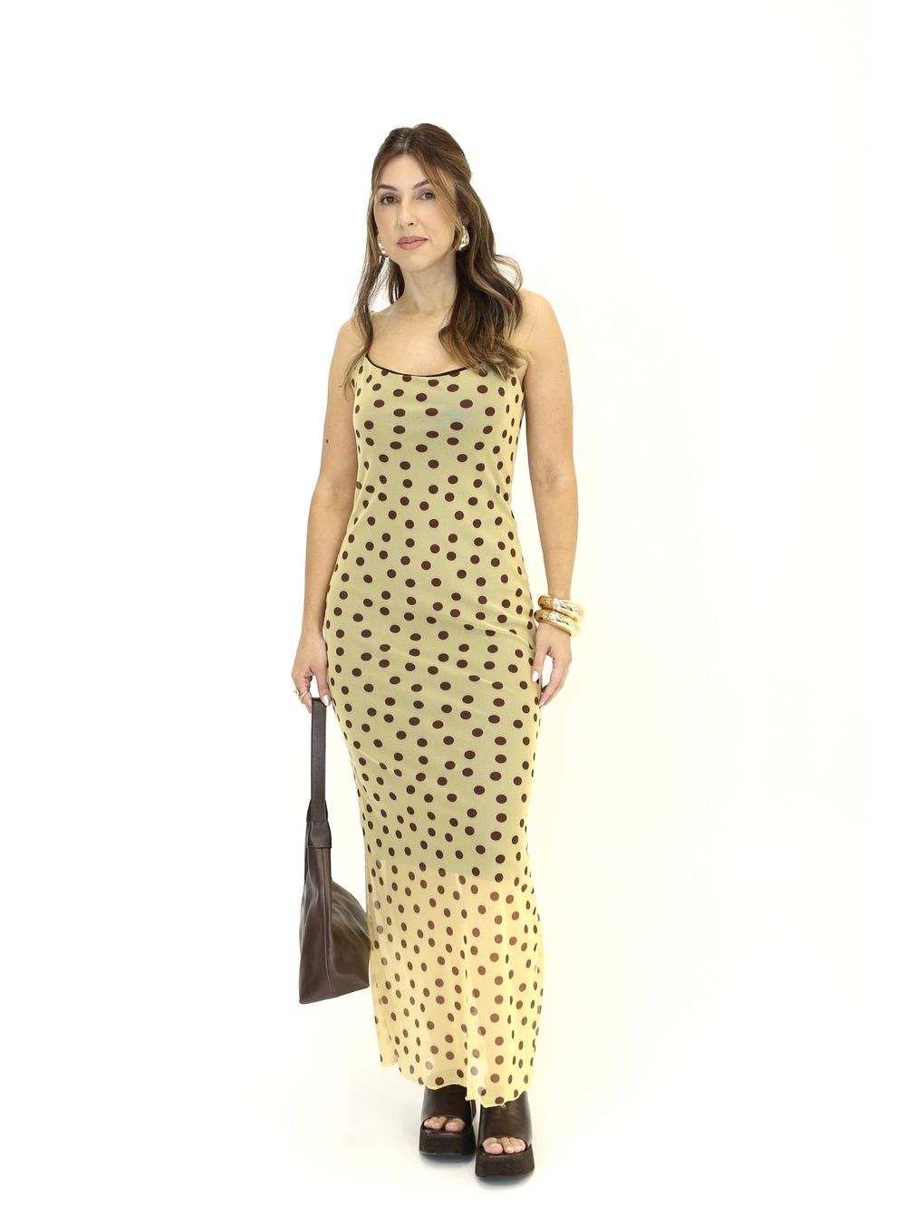 VESTIDO POÁ LIA AMARELO - EFFE