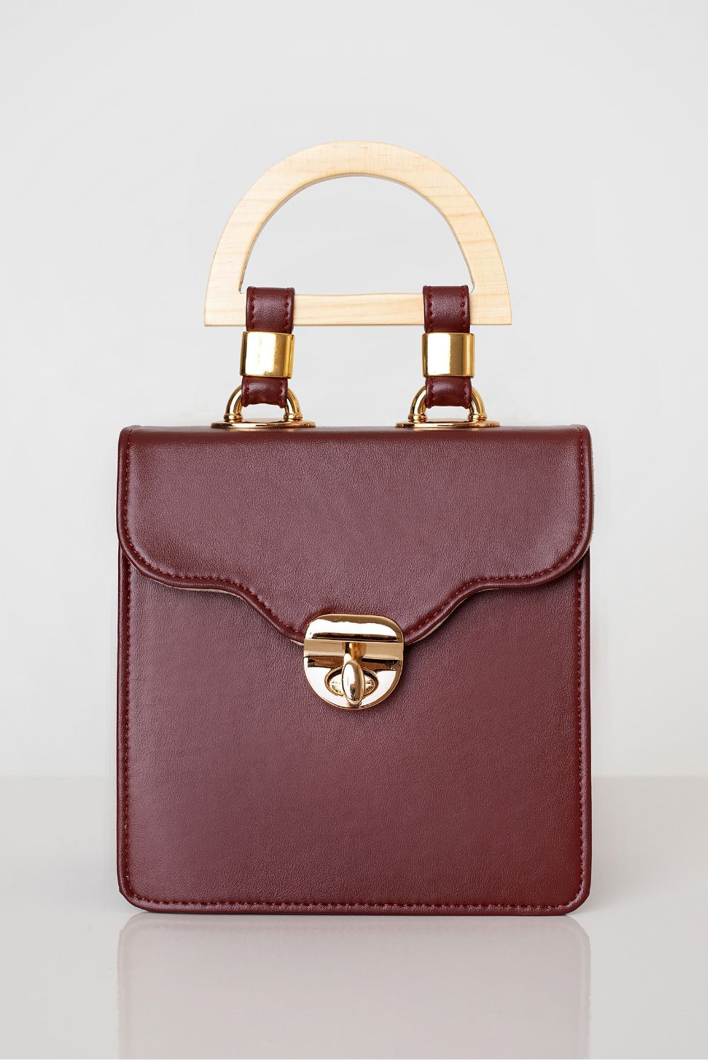 Bolsa Modelo Vitta Petal Vinho - ANIFREE