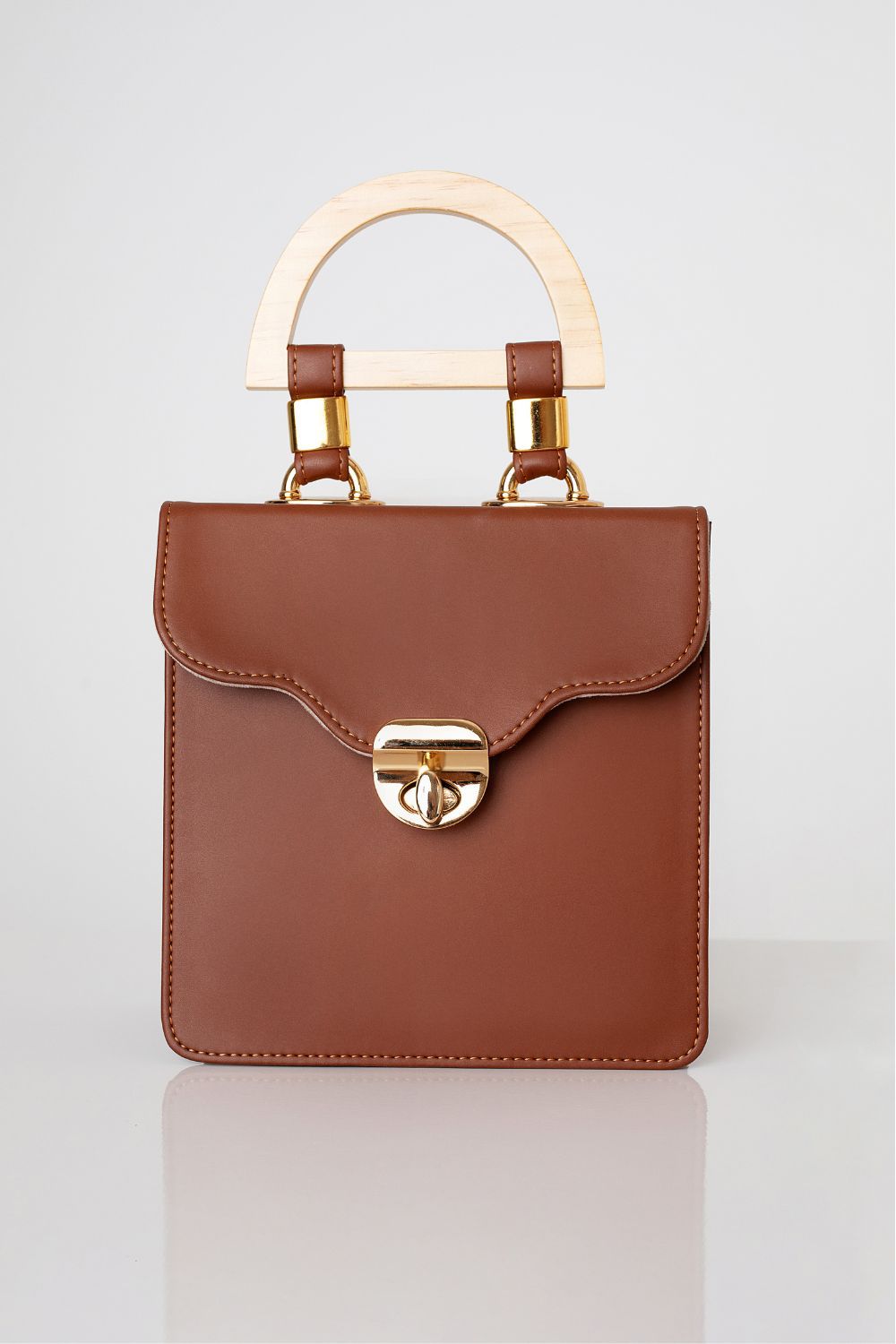 Bolsa Modelo Vitta Petal Chocolate - ANIFREE