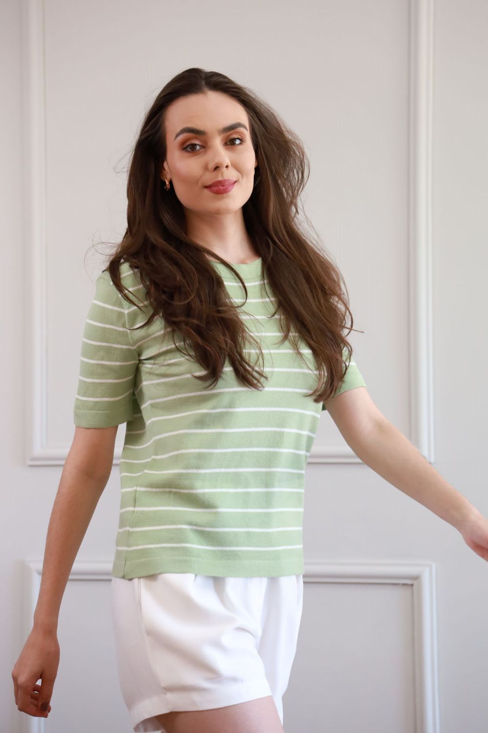 Blusa Tricot Listras - Verde