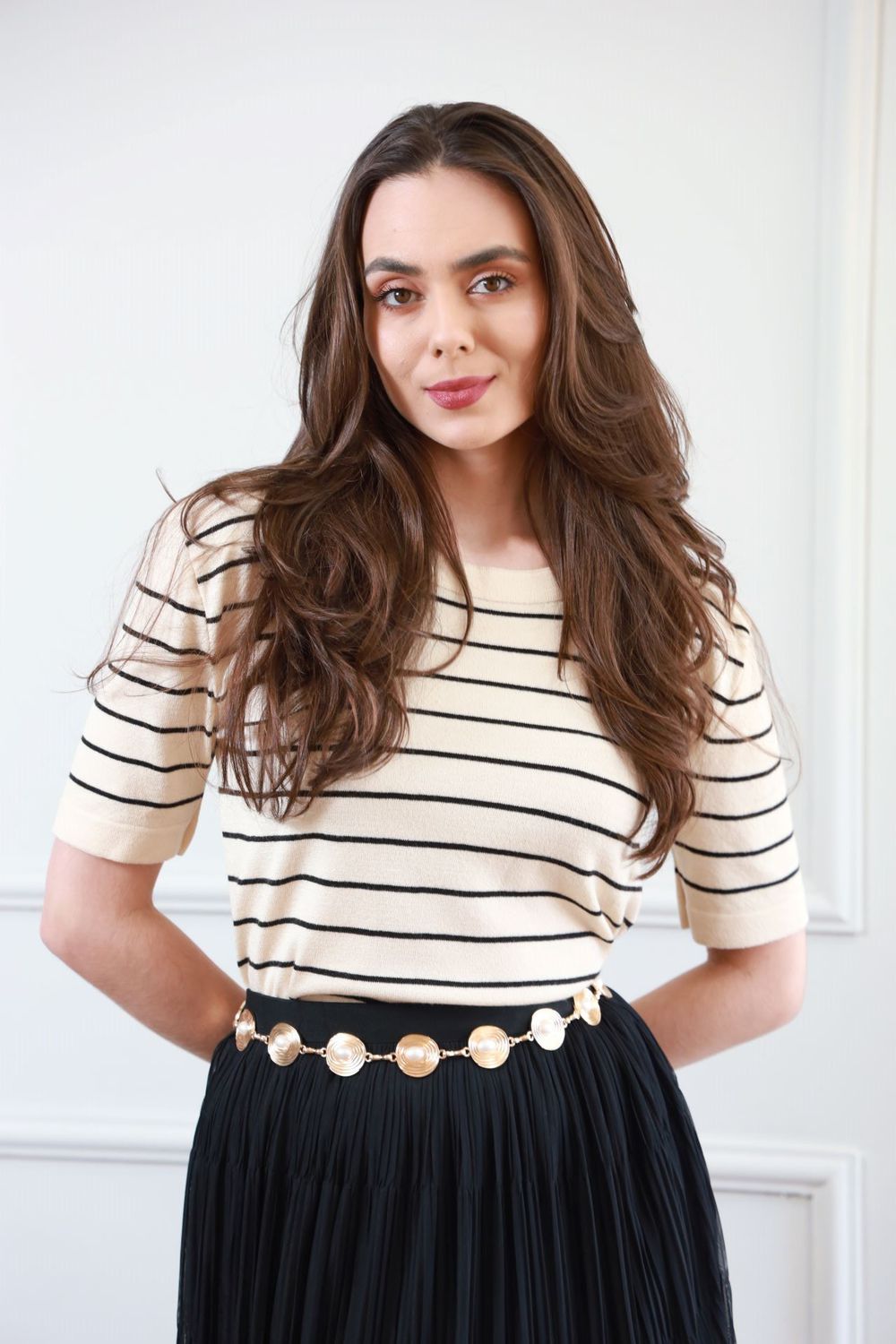 Blusa Tricot Listras - Bege