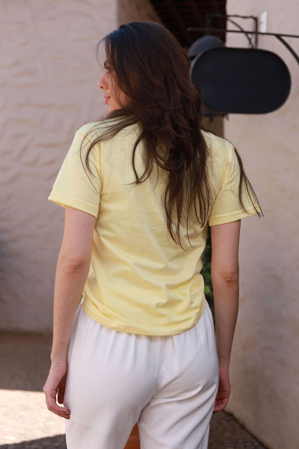 T Shirt Algodão - Amarelo