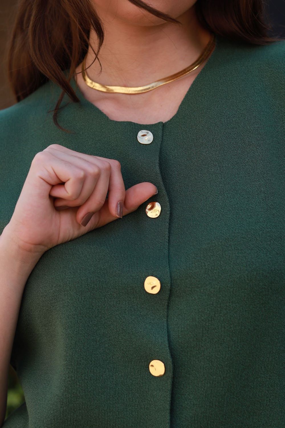 Colete Tricot Modal - Verde