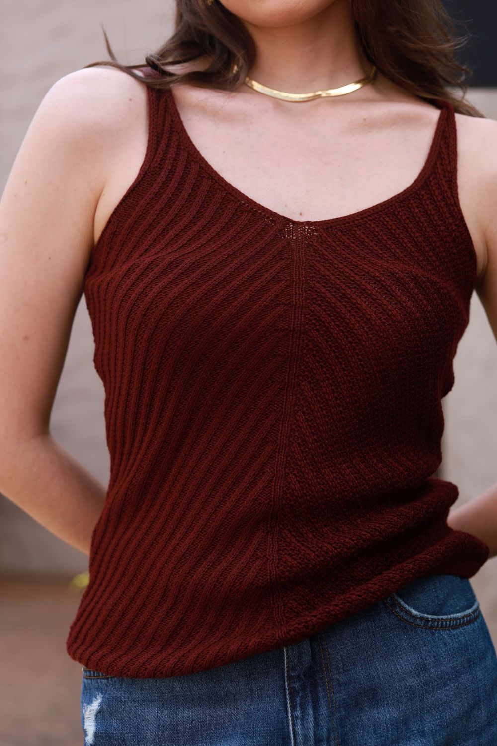 Regata Tricot Color - Marsala 