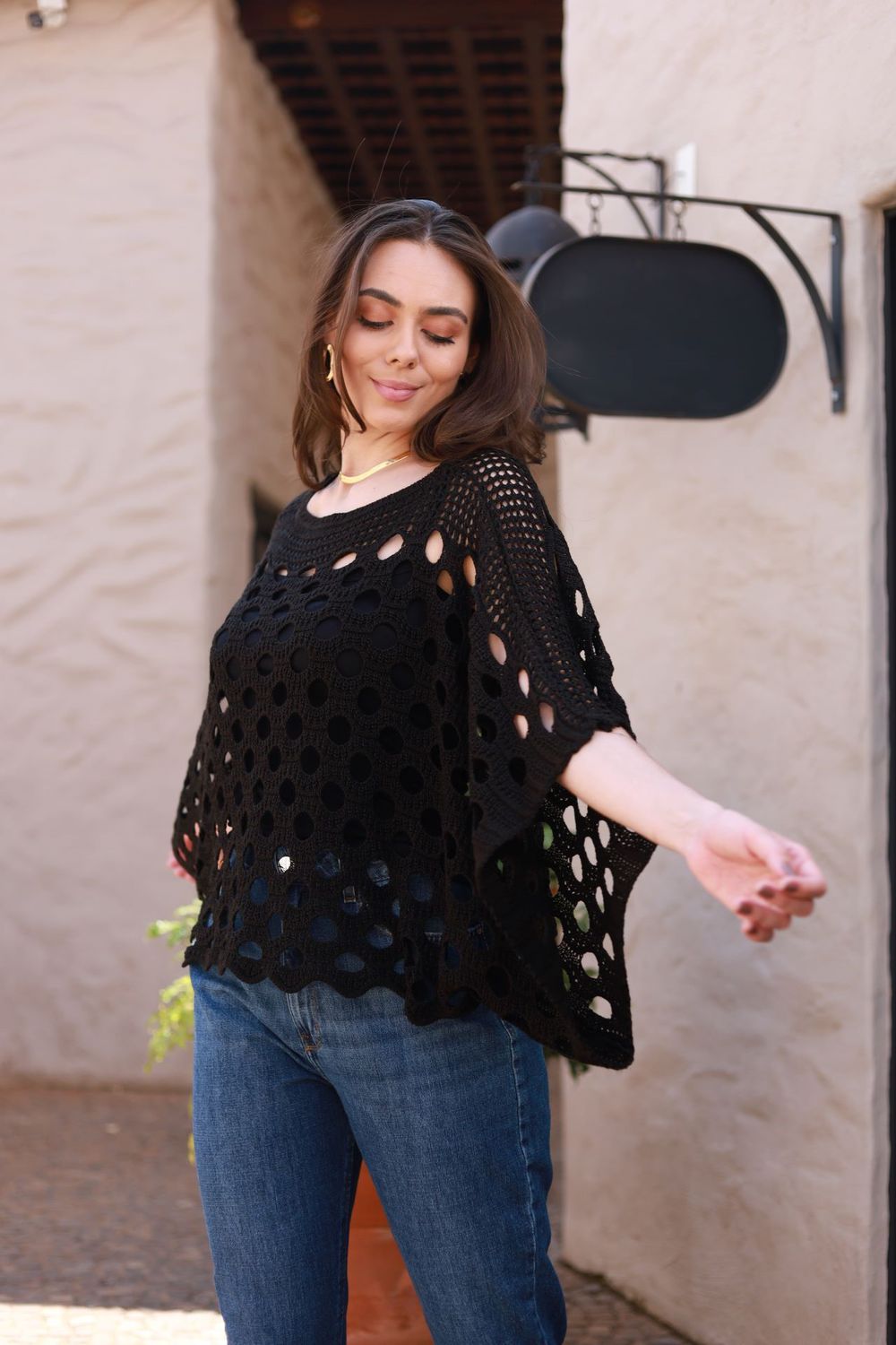 Blusa tricot Breeze - Preto