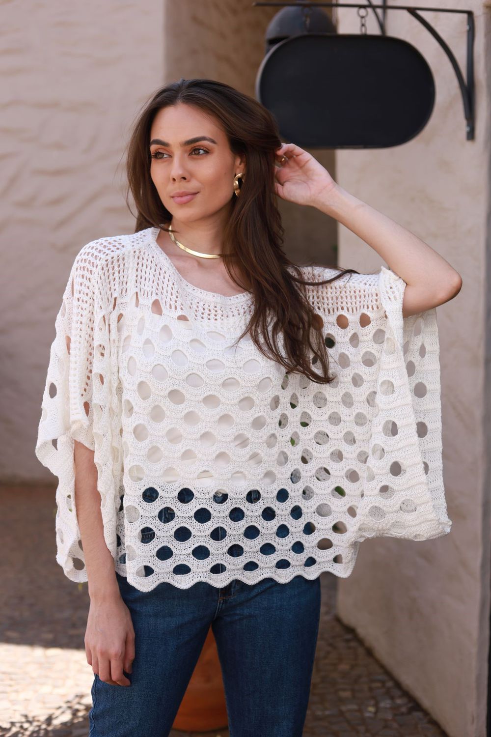 Blusa Tricot Breeze - Off White