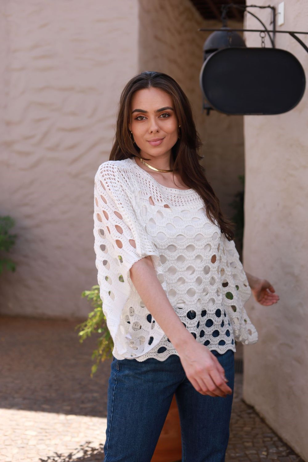 Blusa Tricot Breeze - Off White