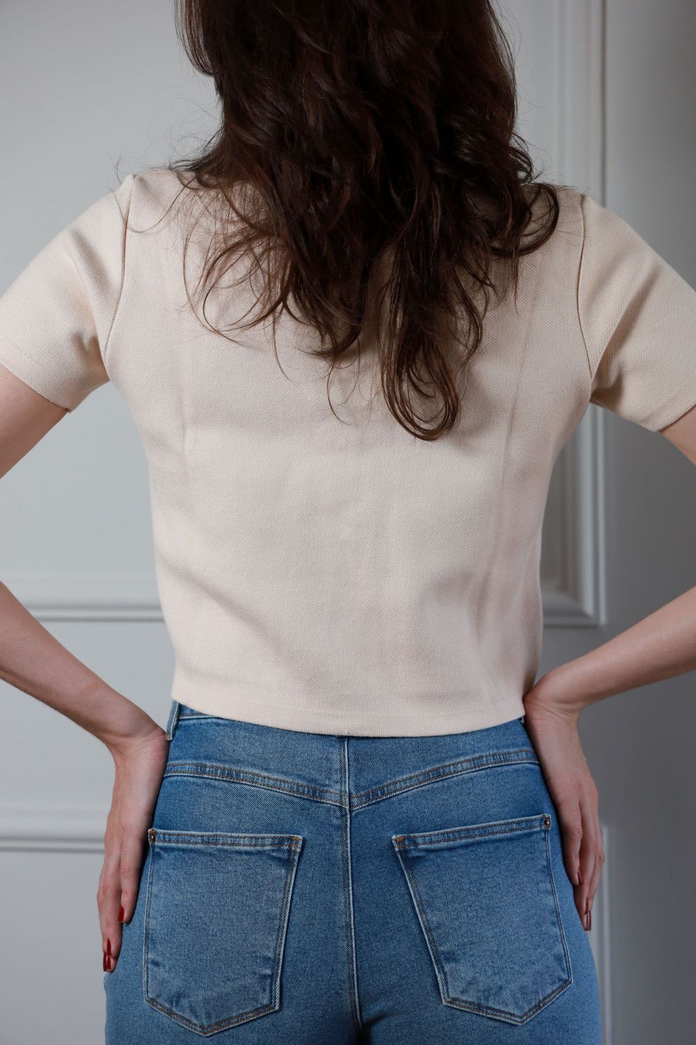 Casaqueto Tricot Botões - Off White